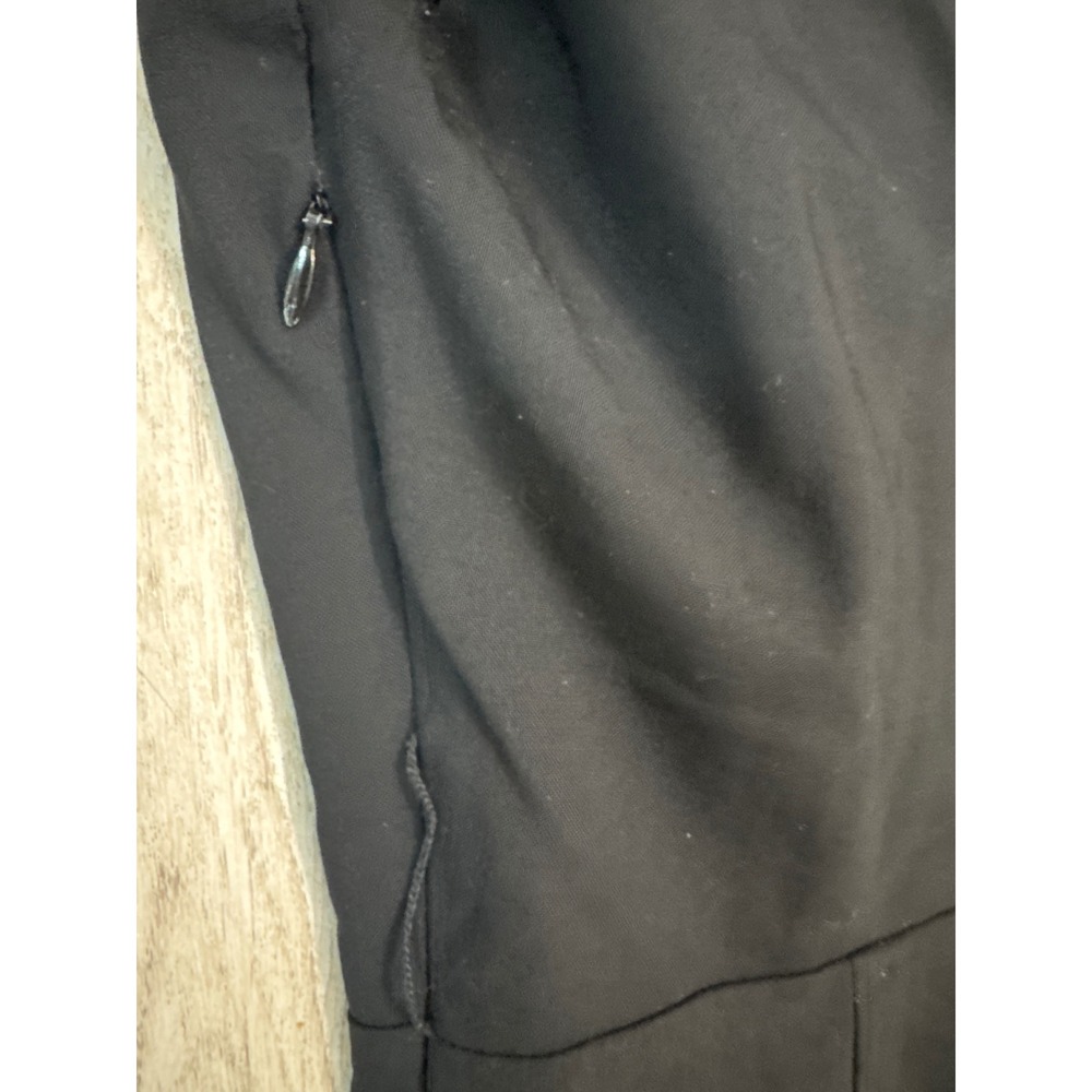 MM.LaFleur The Catherine Dress Black Wool Blend Cap Sleeve Sheath Dress Size 0 - Picture 10 of 10